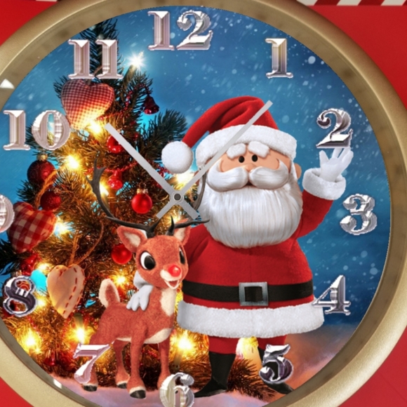 Santa Claus and Rudolph - Picture 3 of 3